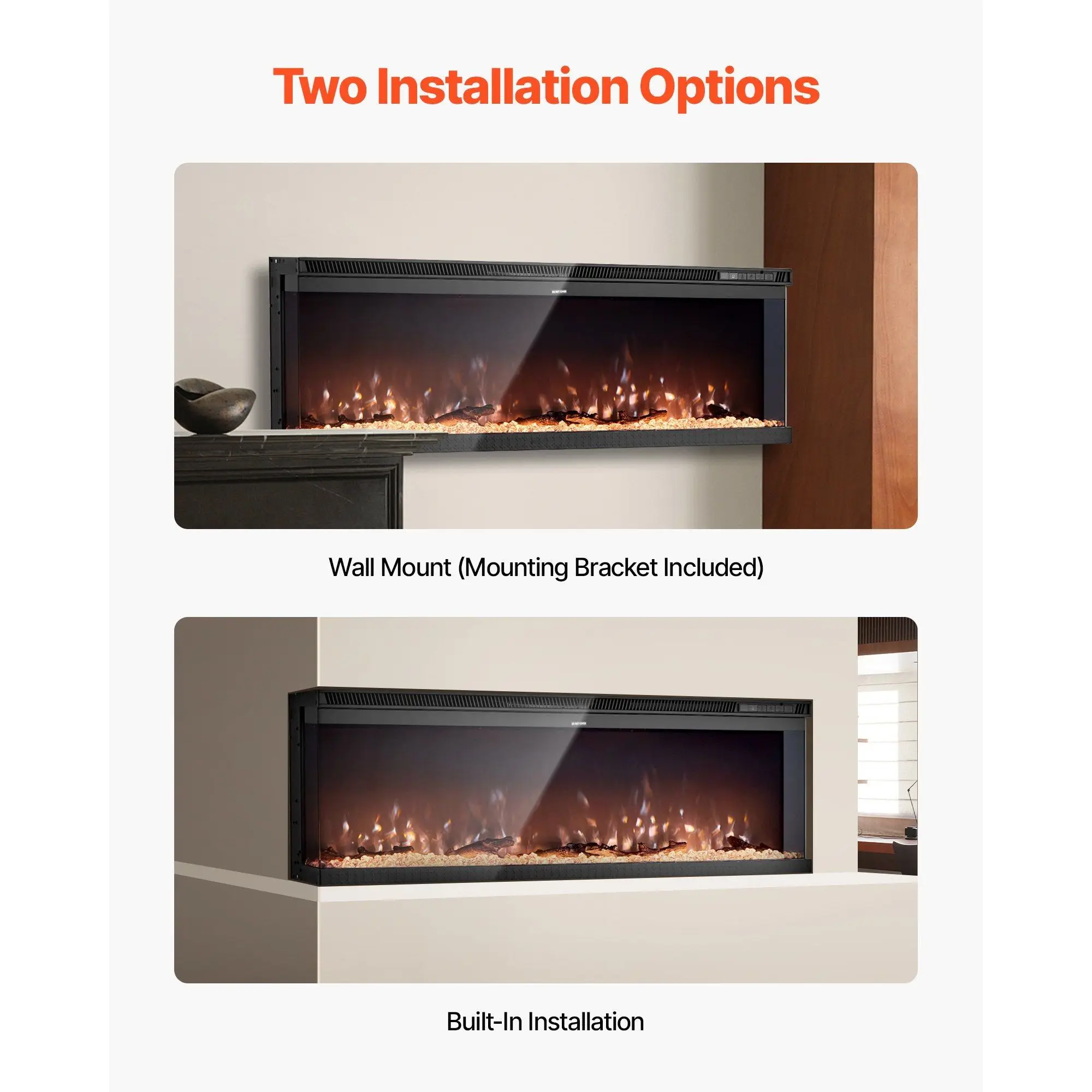 Electric Fireplace, 50-Inch, 1500W - detail 12
