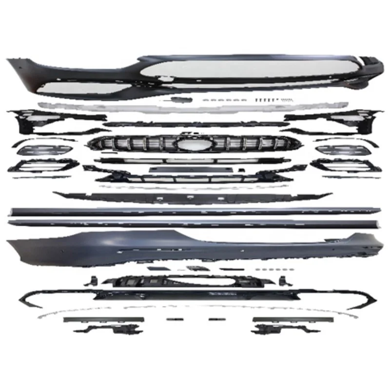 Auto Car Tuning Body Kit 2021 E63amg Styling Front Bumper Rear Bumper
