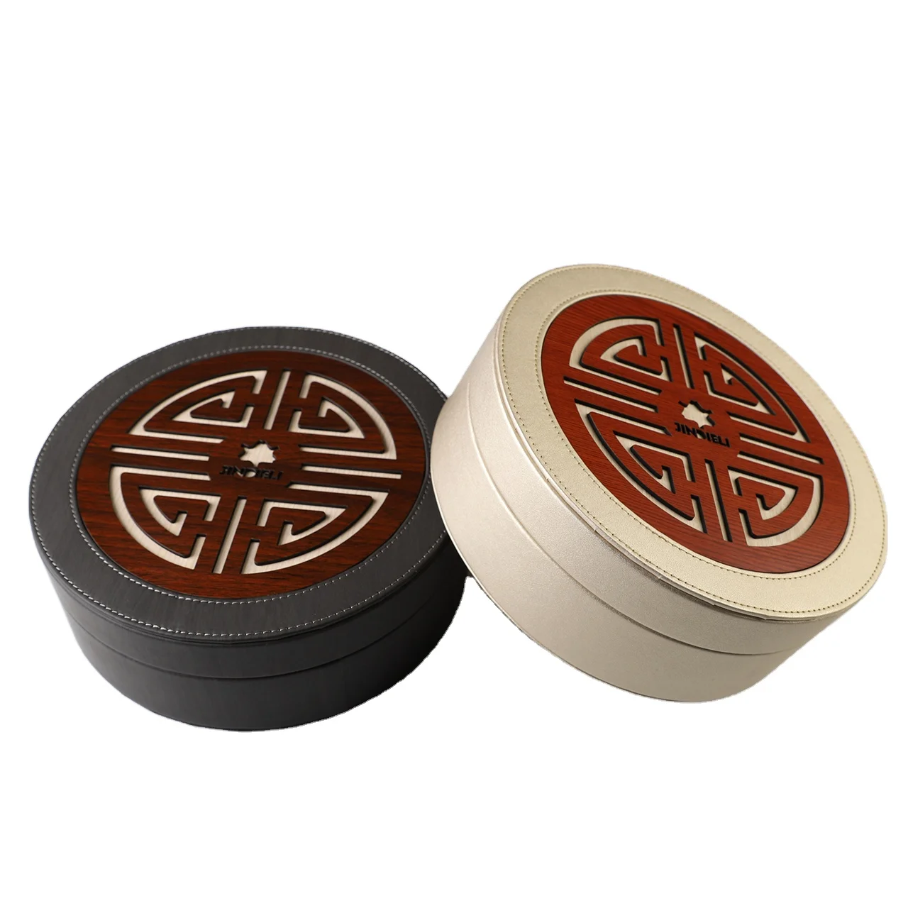Factory Direct Customizable Paper Perfume Gift Box Sky Cover Leather Patterned with Festive Ribbon Quality Packaging for Perfume