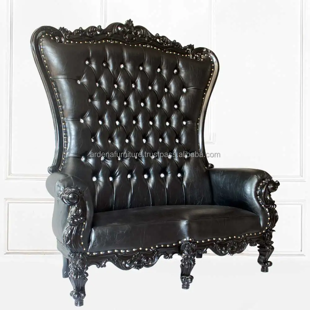 Hot Sale Love Seat Double King Throne Chair For Events Cheap Royal