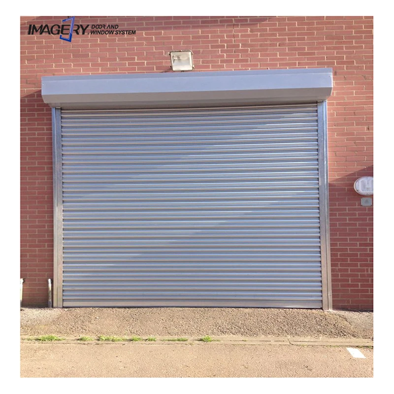 Outdoor Industrial Windproof Sound Proof Security Electric Garage Aluminum Roller Shutter Door Prices