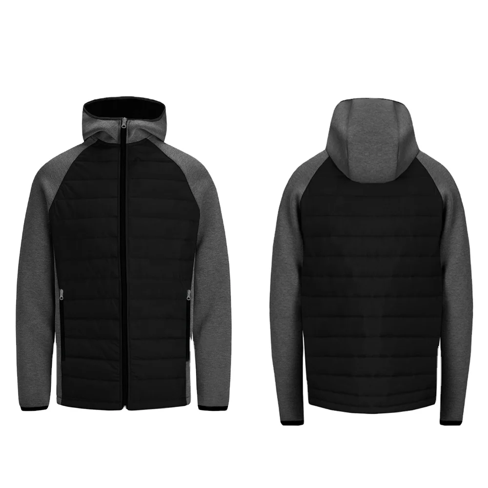 2024 Factory Customized Lightweight Padding Jacket Water Repellency Packable Winter Down Parka Hiking Hybrid Jacket