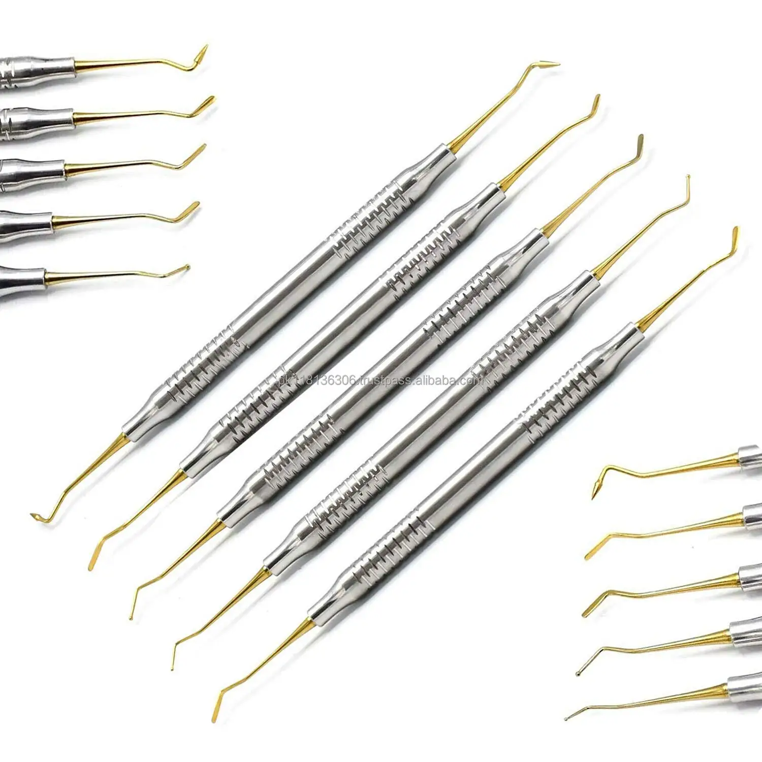 Premium German Stainless Steel Dental Gracey Curette Set Dental