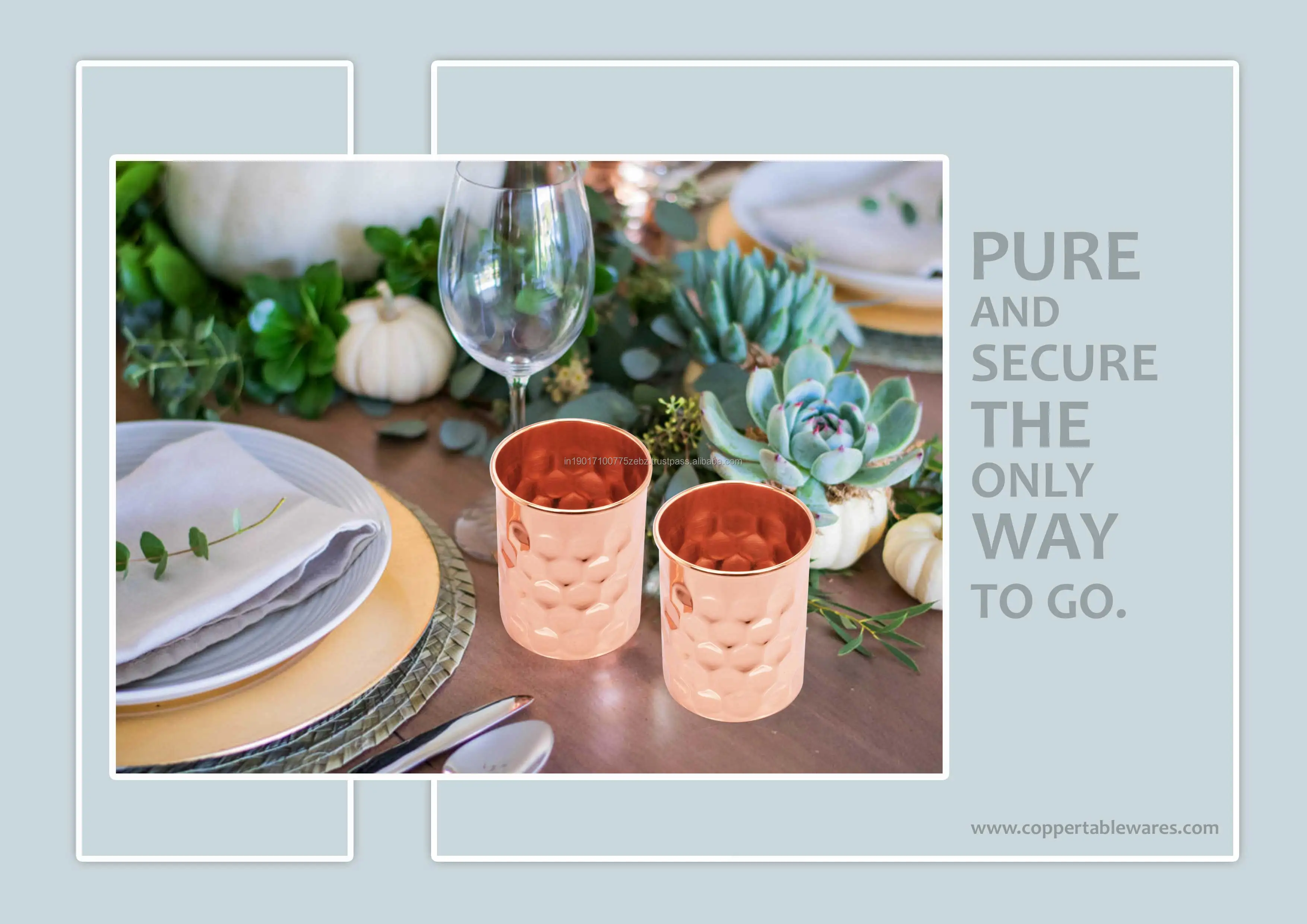 Copper Cup Hot Selling Classical Pure Moscow Hammered Cooper Mule Mug Copper Water Glass For Drinking