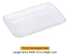 Assiette rectangulaire de 10 pouces