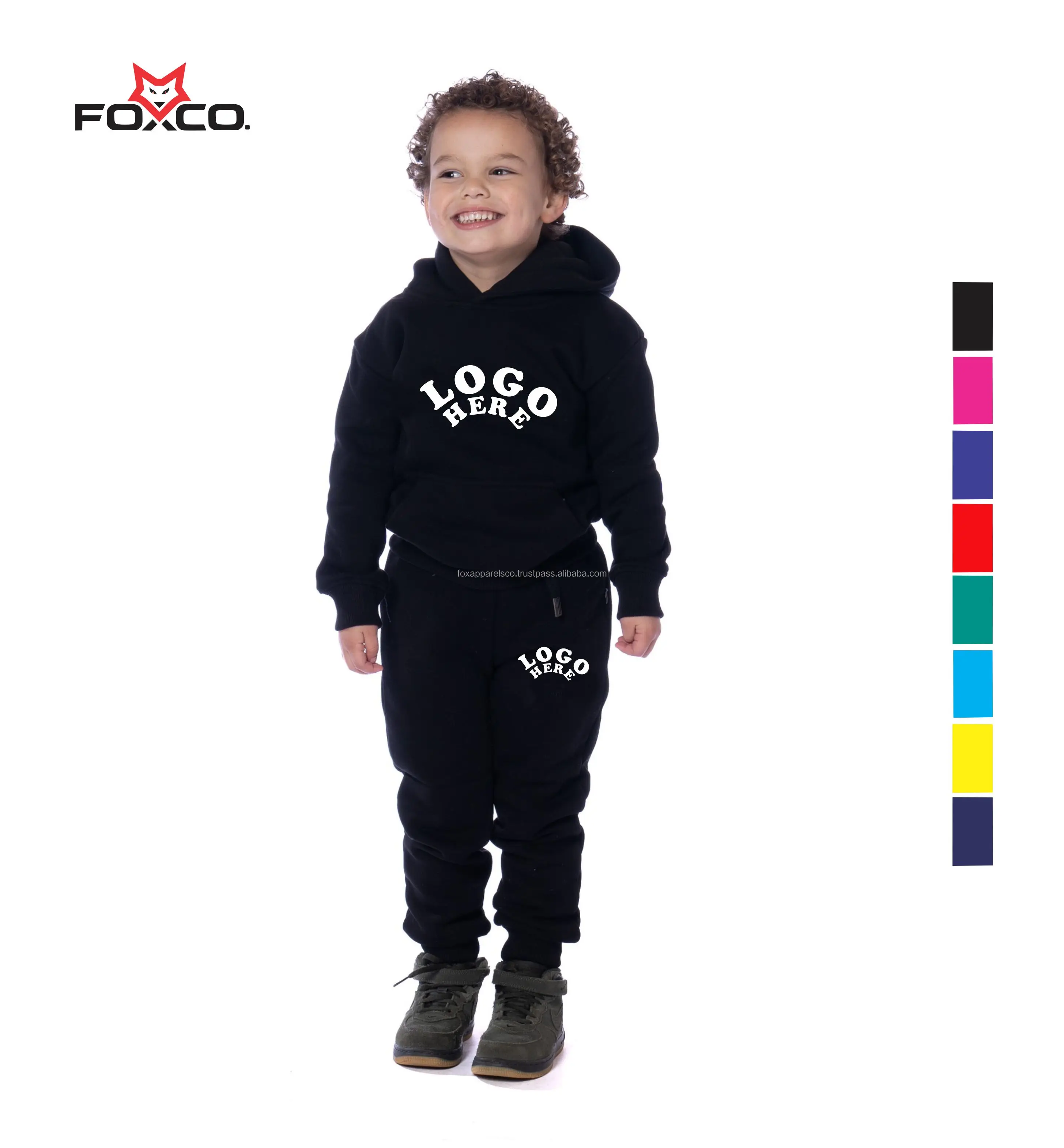 2023 Kids Boys & Toddler Green 016 Sizes Clothing Sets Hooded