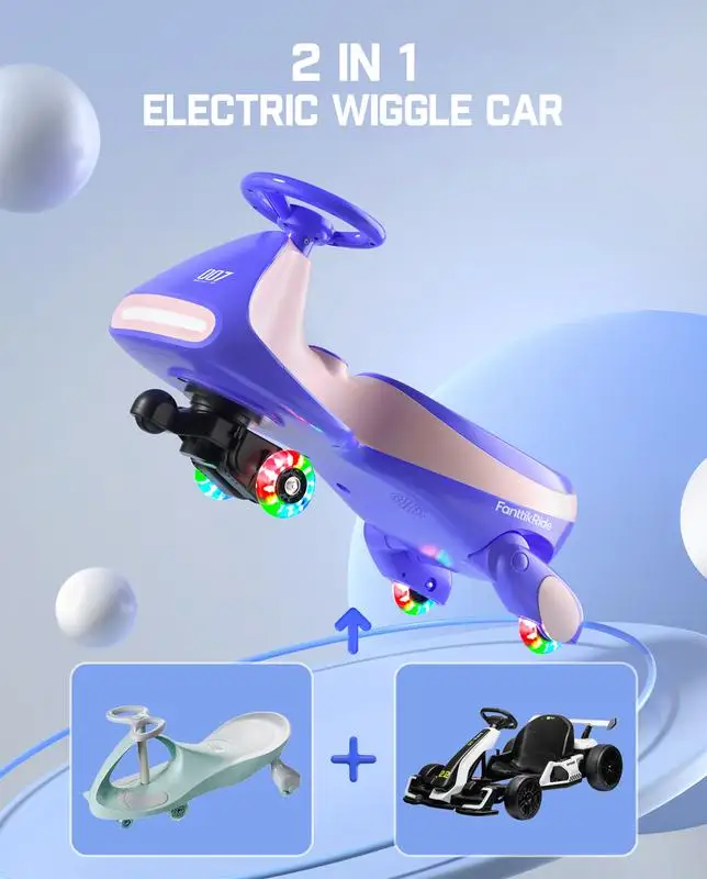 2 In 1 Electric Wiggle Car