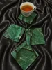 Emerald Green / Dark Green with Black