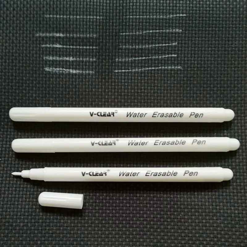 Textile Marker Fabric Markers Water Erasable Pen Air Erasable Pen Water Soluble Auto Vanishing Marker Invisible Ink Pen