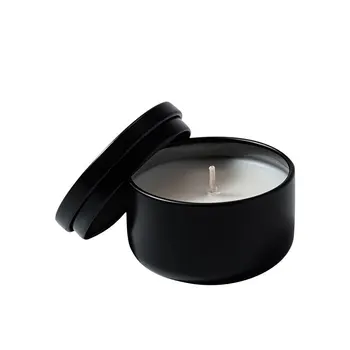 Wholesale New Black Soy Tin Candle For Home Scent Natural Soy Wax with Essential Oil Tin Scented Candle