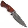 Ladder Damascus Steel & Rosewood