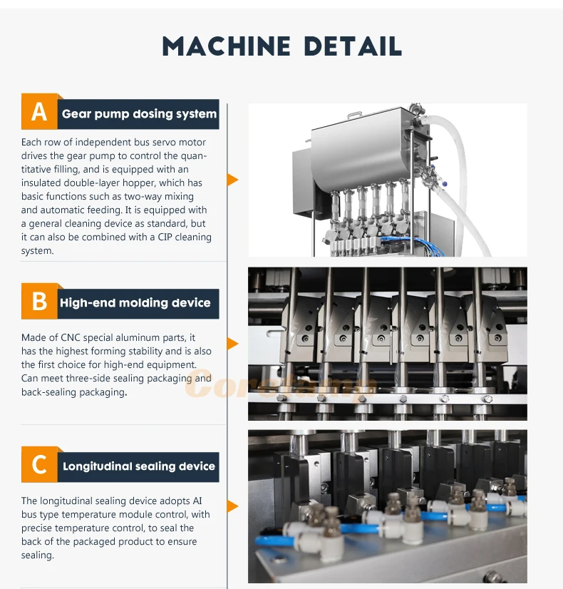 Automatic Liquid Packing Machine Viscous Liquid Pouch Packing Machine Liquid Multi-function Packaging Machines