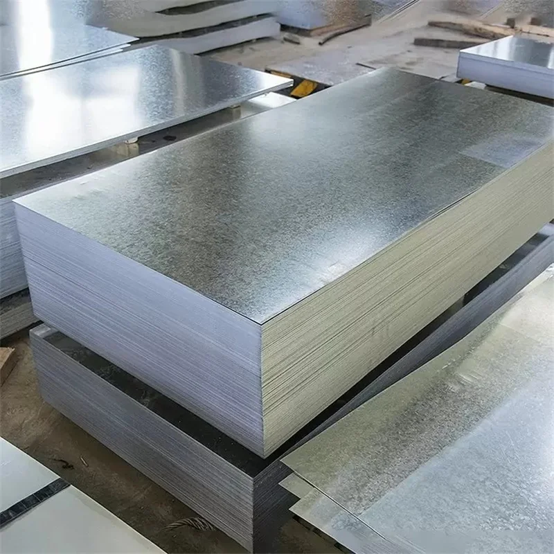 Hot Dip Galvanized Steel Sheet Zinc Coated Metal Slight Cutting