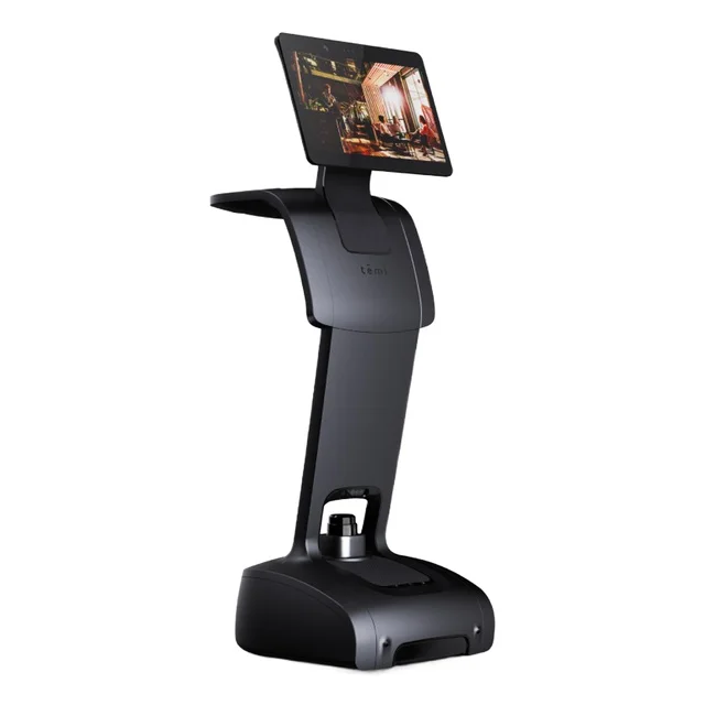 Temi Smart AI Restaurant Service Robot Remote Control Delivery Robot for Restaurant Hotel Delivery Obstacles Avoidance