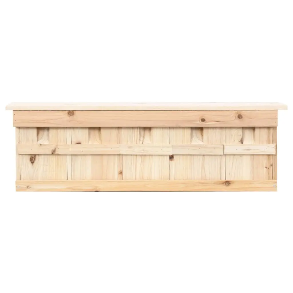 Sparrow House with 5 Rooms 26.8"x5.9"x8.3" Firwood for Backyard Birding - Image 3