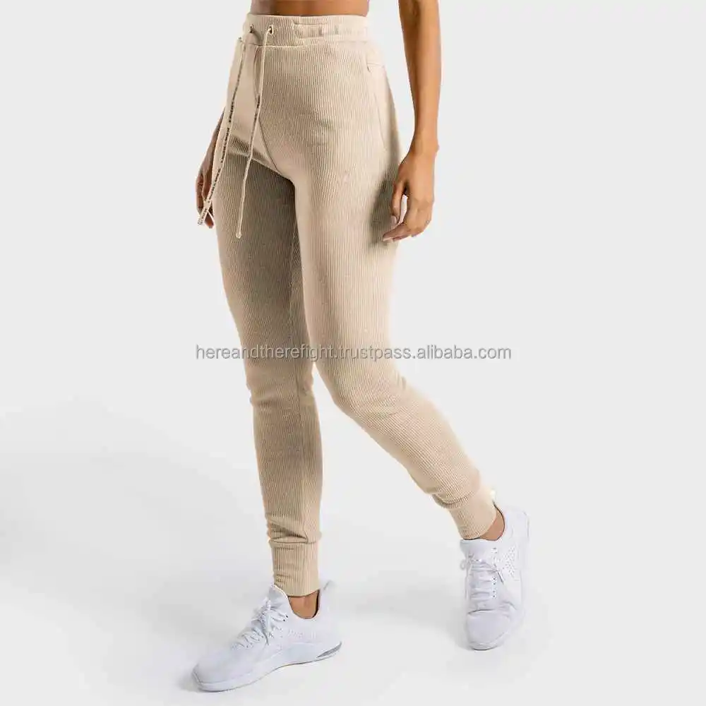 Custom Heavy Fabric Relaxed Fit Gym Wear Elasticated Waist Jogging