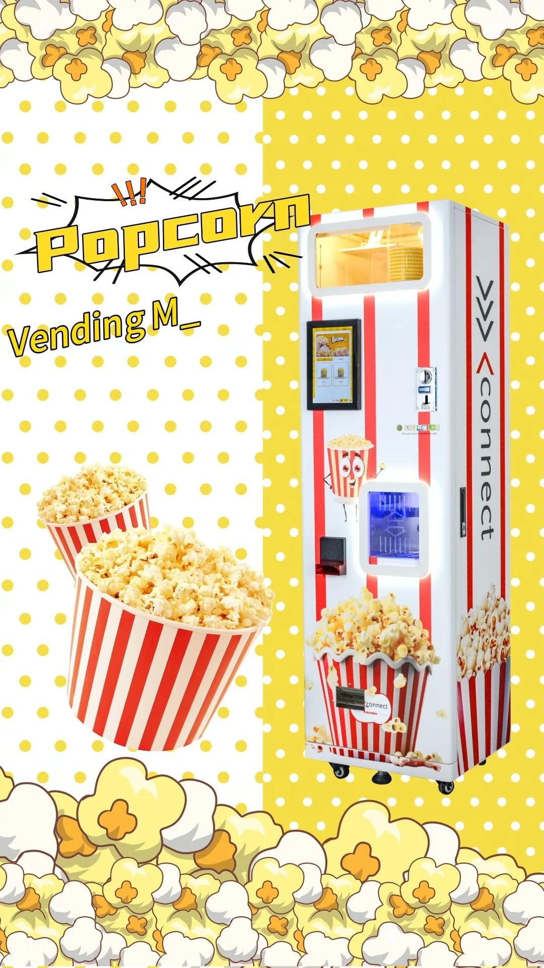 Commercial Large Capacity Fully Automatic Machine Snack Equipment