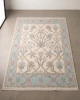 Ivory Pink Blue Sage