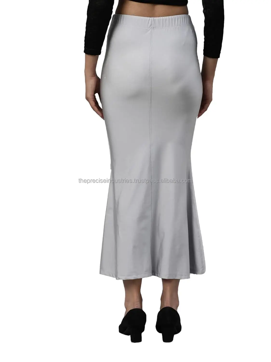 Saree Shapewear Stretch Petticoat For Women Red Women's Cotton Lycra