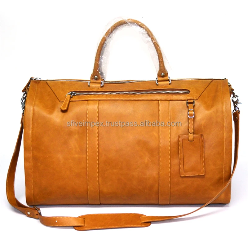 Handmade Luxury Custom Men Women Brown Genuine Leather Wedding Dress