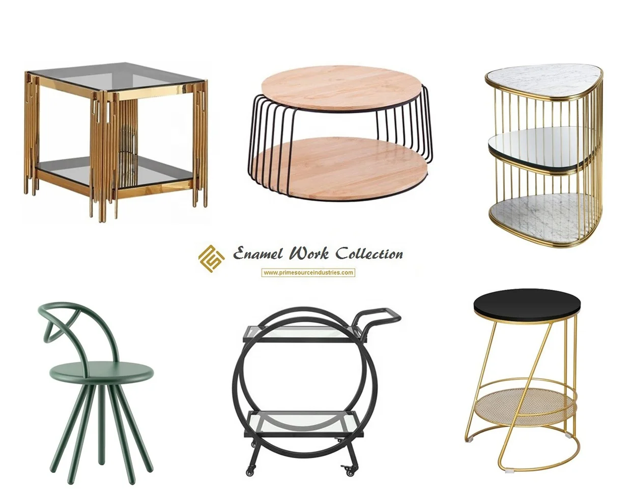 
 Декоративная металлическая тележка для отеля  