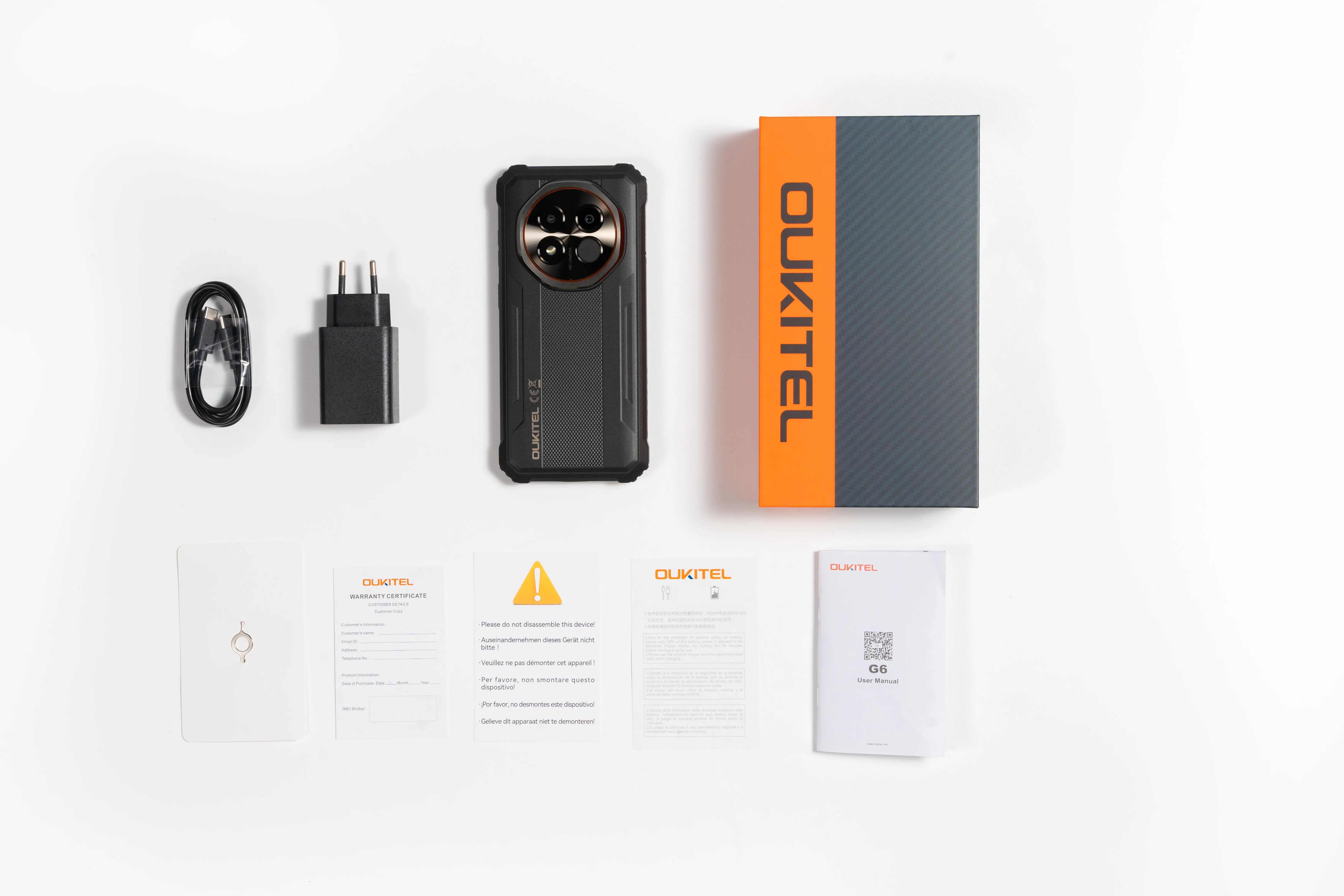 Oukitel G7 Rugged Phones 8GB+256GB Nfc 10600mAh 64MP Main Camera