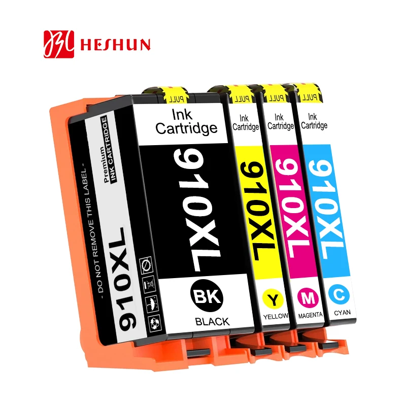 HESHUN Firmware-Safe Ink Cartridge 910 910XL with Anti-upgrade Chip for HP+ OfficeJet 8010 8012 8013 8014 8015 8017 8018 8020
