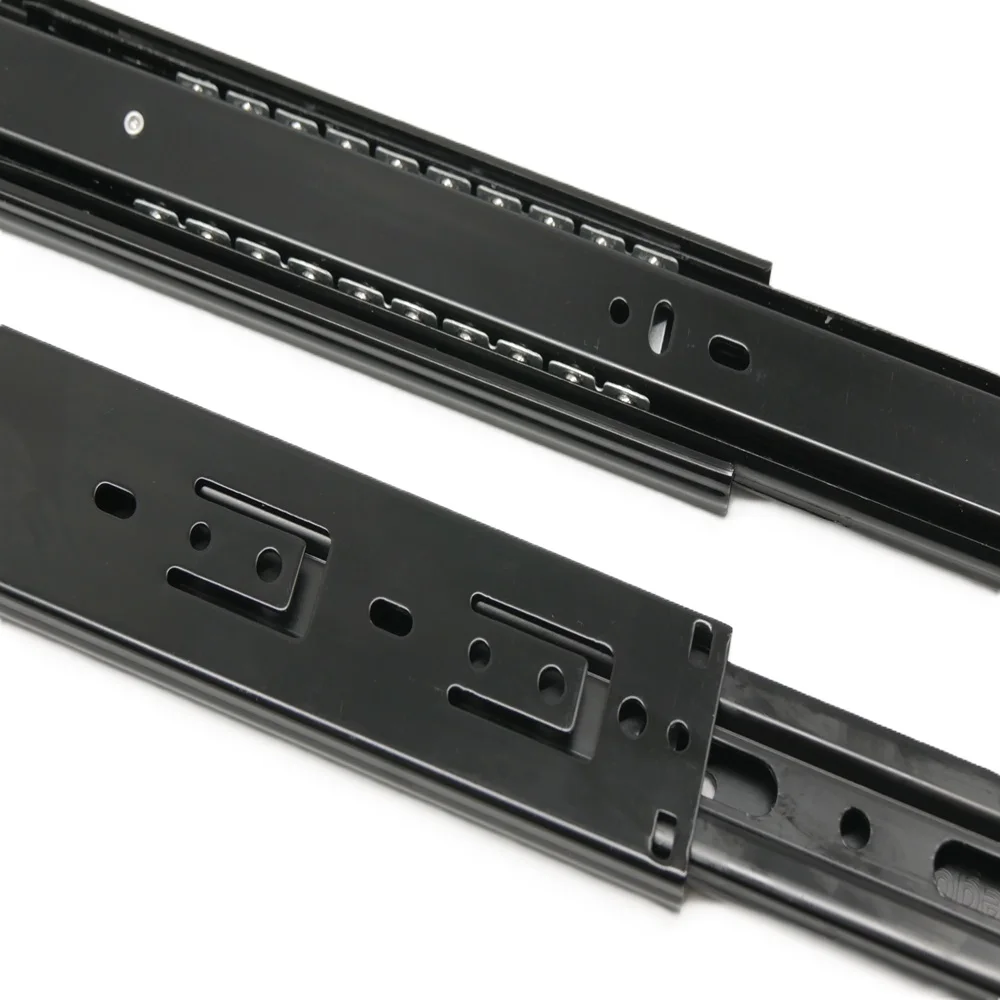 Drawer Slide Rail 3 Folding Telescopic Slide Mounted Pantry Oem Factory