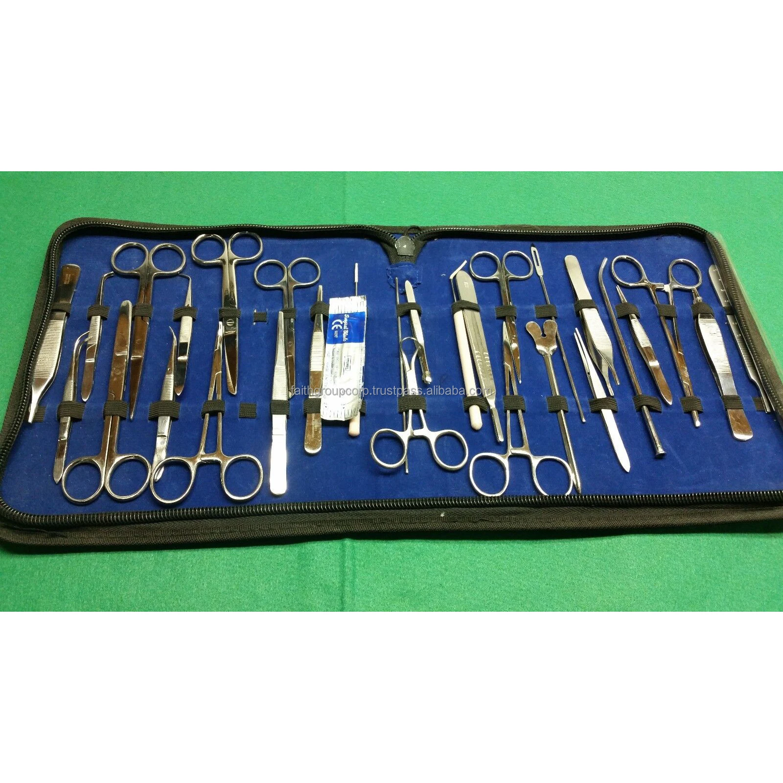 thumbnail image 2 of 7-Piece Minor Surgery Suture Set – Forceps & Instruments – Stainless Steel DS-696 2 of 5