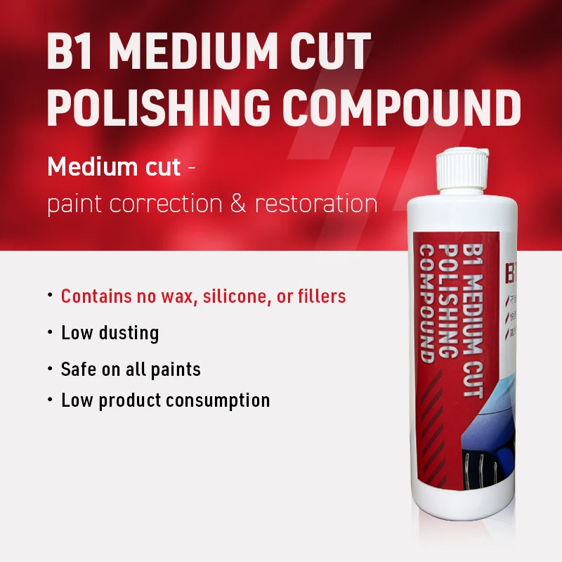 Полировочная смесь среднего размера