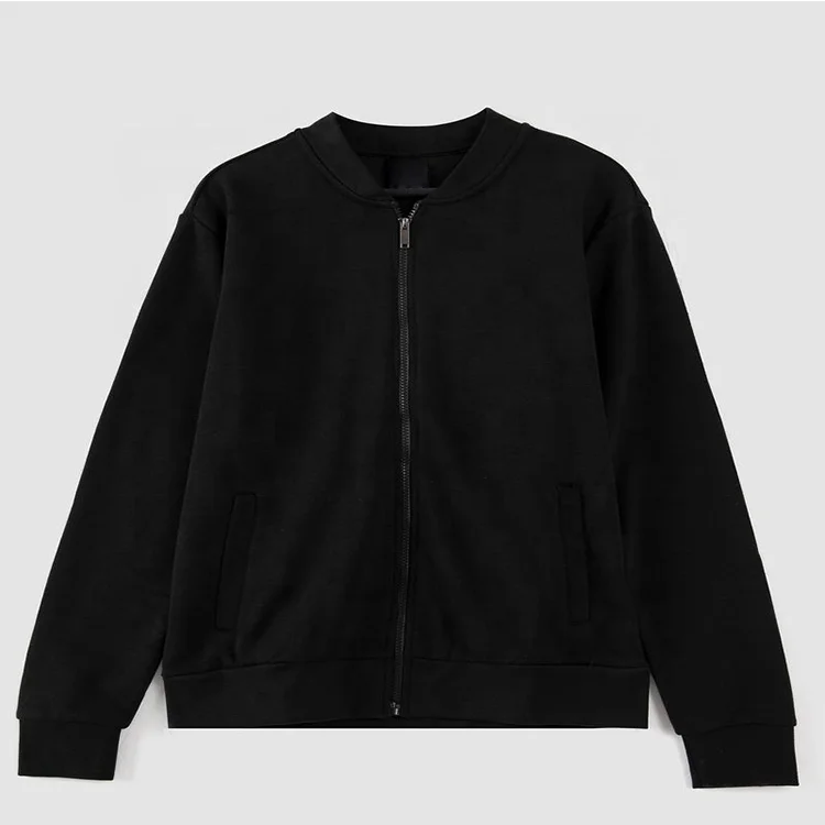 stand collar moletom com capuz