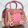 PInk & White Checkered