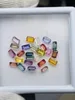 Verde, Azul, Amarillo, Rosa, Rojo