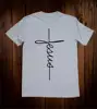 Minimal Cross Jesus Tee