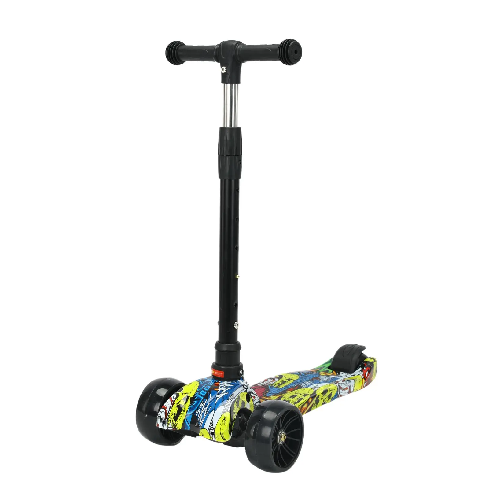 Детский скутер с музыкой 3 колеса для детей старше трех лет