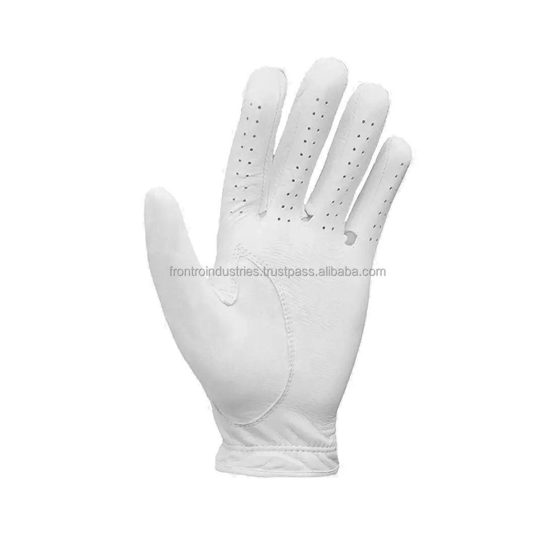 Golf Gloves Professional Printed Logo Cabretta Leather Golf Gloves High