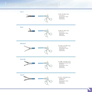 Electrical Instruments Medical Scissors Disposable Laparoscopic Bipolar Forceps