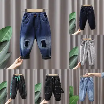 Baby Wholesales Kid Jeans Classic Sustainable Kids Boys Jeans Factories Custom logo Boys Children Jean