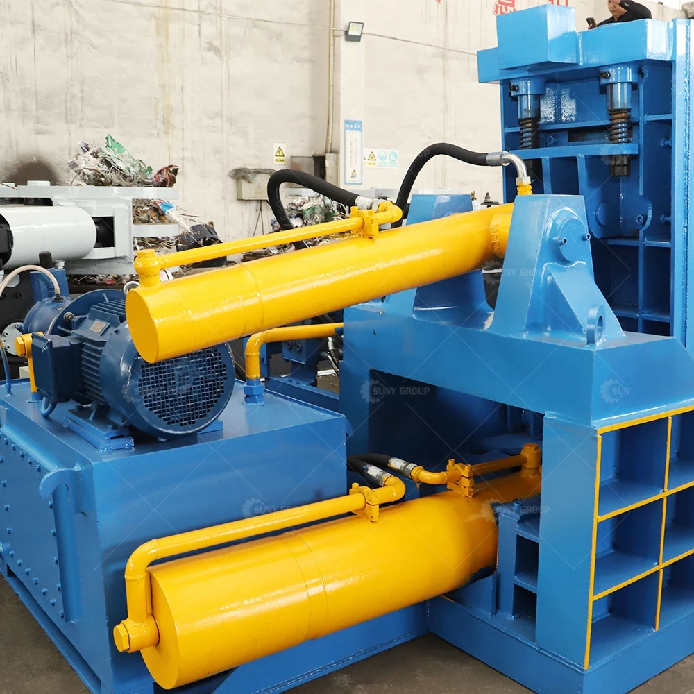 全自动废金属卧式液压打包机废铁打包机价格