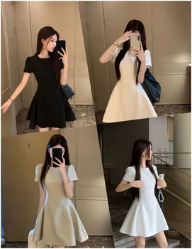 Factory Price Fashion New Arrivals lady Dress Elegant Custom Women Clothing Solid Bodycon Casual Short Dresses