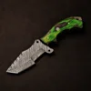 Damascus Steel & Green Wood