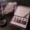 violet and porcelain pink
