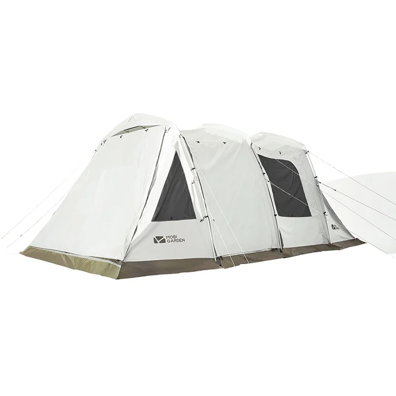 Mobi Garden トンネル型テント アウトドア キャンプ 宿泊用 防風 厚手