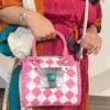 Pink & White Checkered