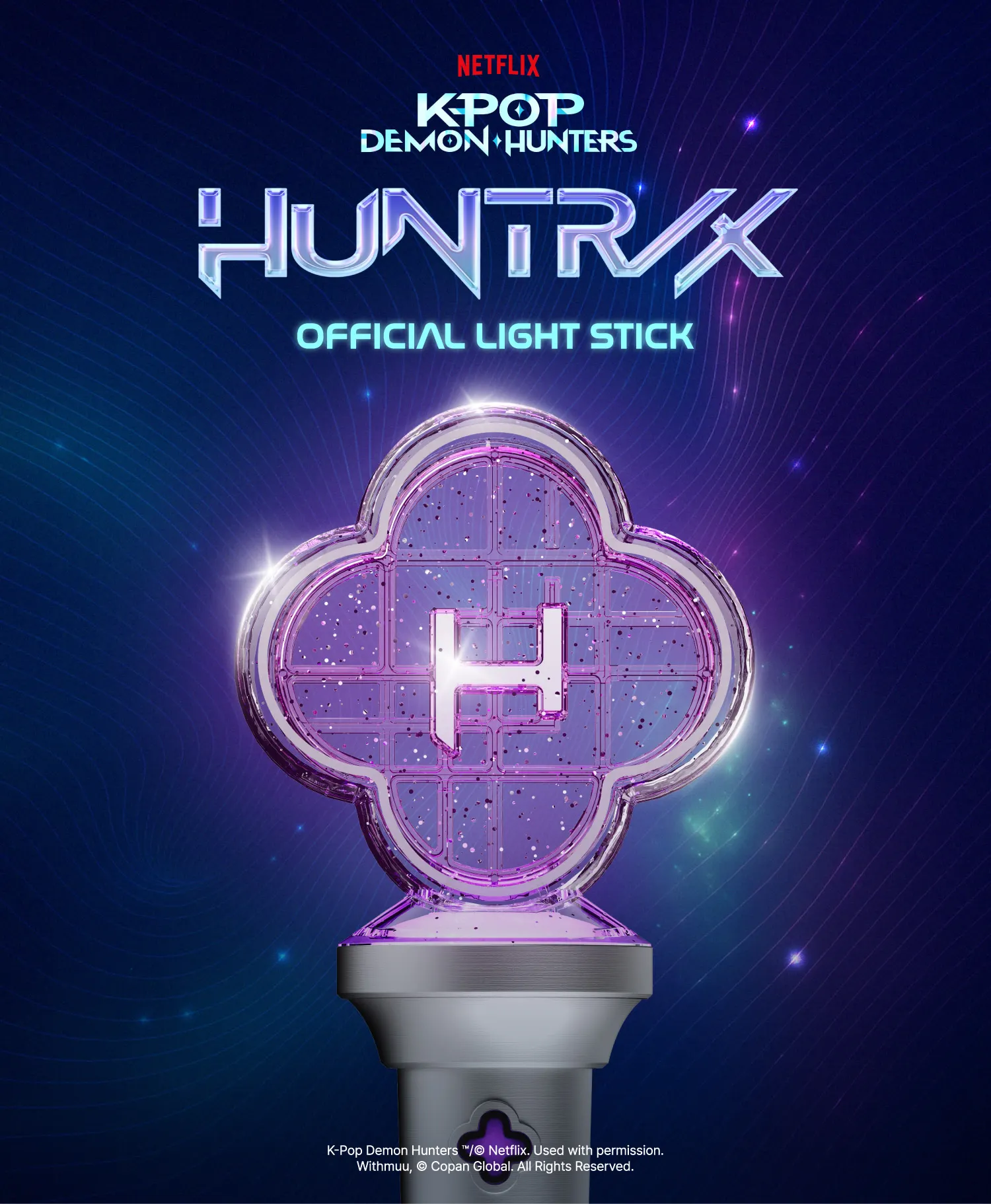 KPOP DEMON HUNTERS-HUNTRIX Official Anime Style Acrylic Light Stick ...