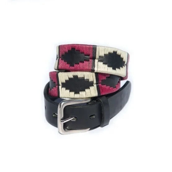 Crystal Leather Belt Hand Made Design Leather Belt
