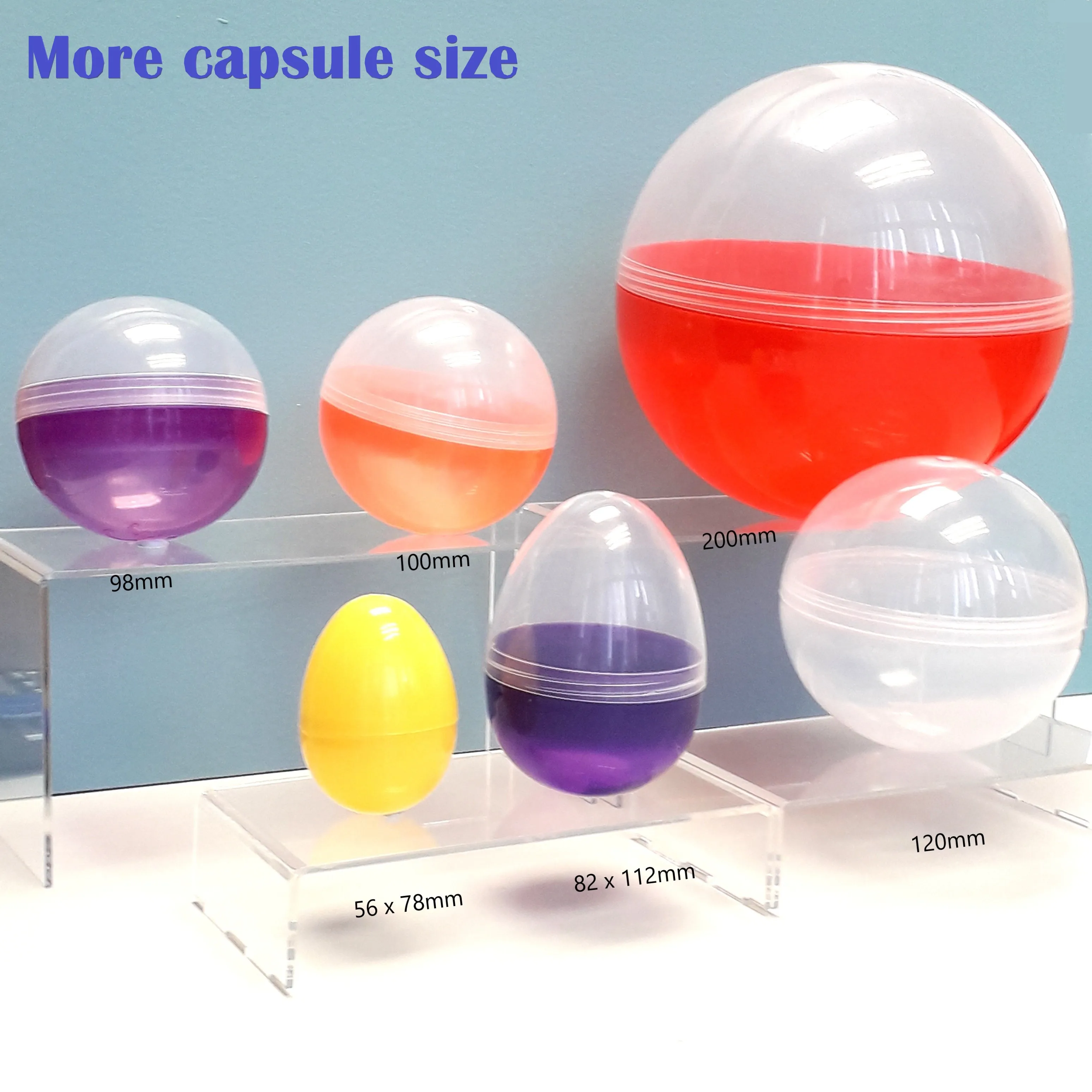 100 Pcs Toy Baby Kids Balls Toys Capsules Children Small Clear Containers  Infants Plastic Stuffed Transparent Shell - AliExpress