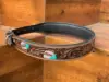 Brown With Turquoise Tooling