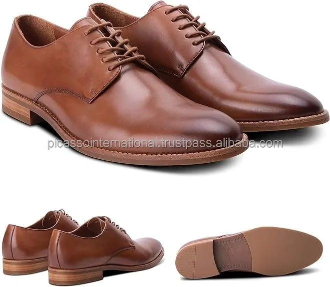 Best Buy Bulk Quantity Supply Elegant Design Oxford Party Wear Formal Genuine Leather Shoes at Reasonable Price from India