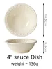 4" sauce Dish